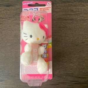Hello Kitty plush PEZ dispenser keychain